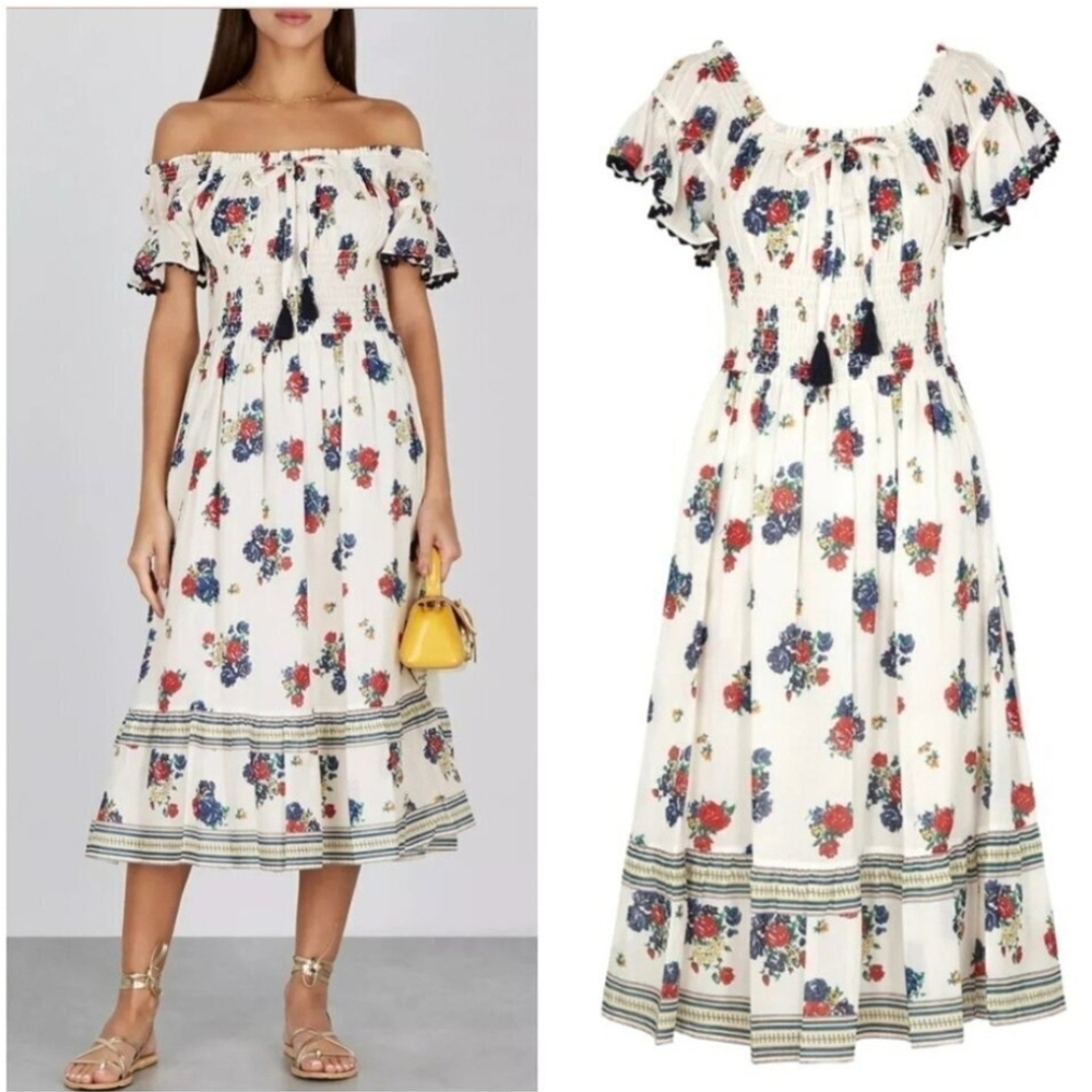 TORY BURCH Meadow Folly Cotton Voile Dress